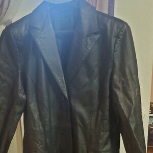 Boutique Europa Coat, long large black